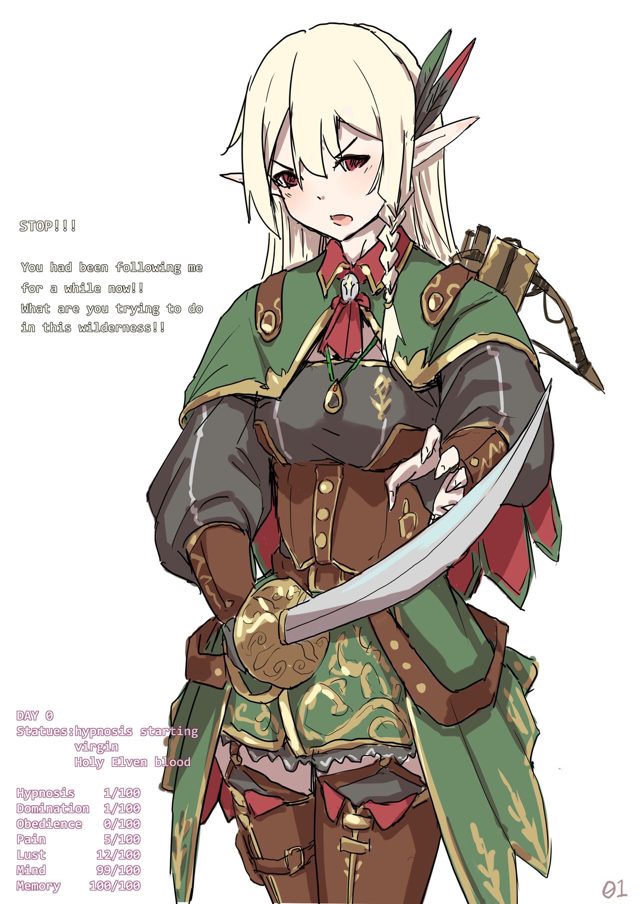 Mindcontrolled elf Solinda page 1 full