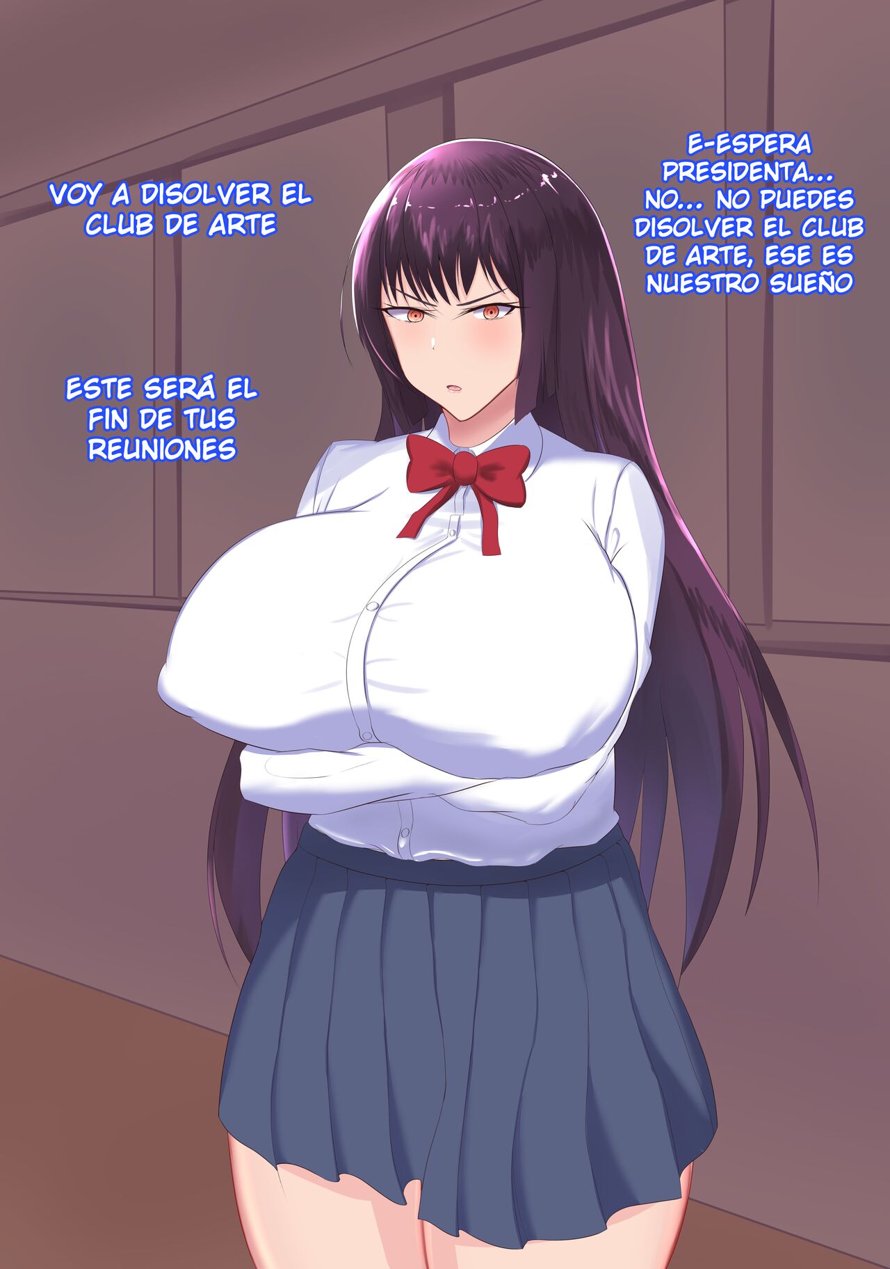 Art Session with Bunny Girl Art Club President page 6 full