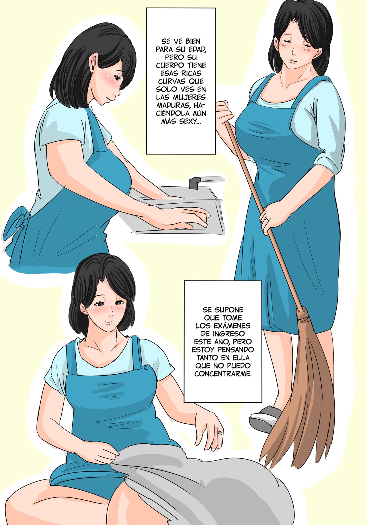 Konya no Okazu wa Okaa-san! ~Nakadashi Ari no Oyako Kankei~ | Esta noche viniéndome con mi mamá ~Relación madre e hijo viniéndose adentro~ page 3 full