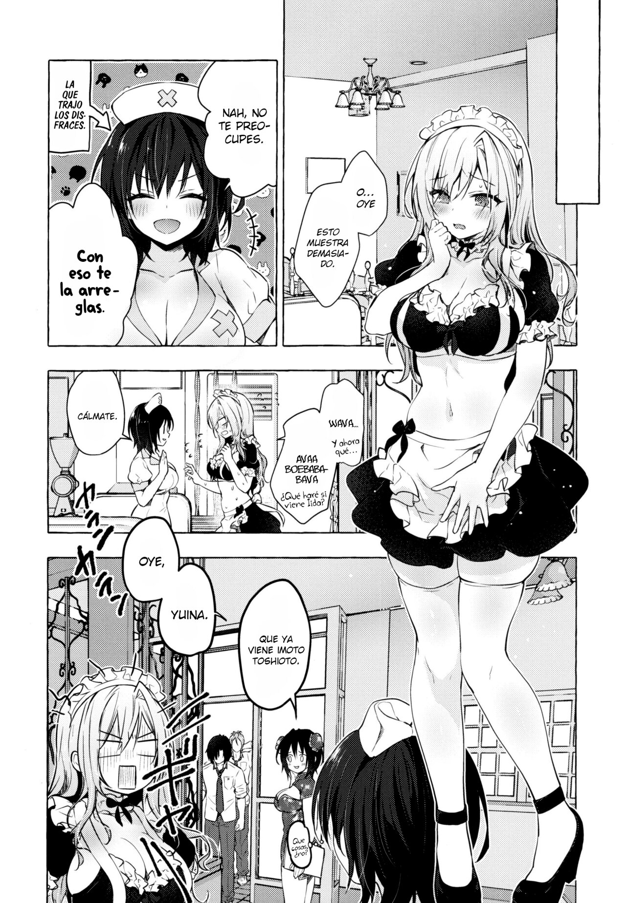 Gal Yuina-chan to Ecchi 3 -Kataomoi no Kanojo ga Boku ni Sekimen!?- | Sexo con la gal Yuina-chan 3 page 9 full