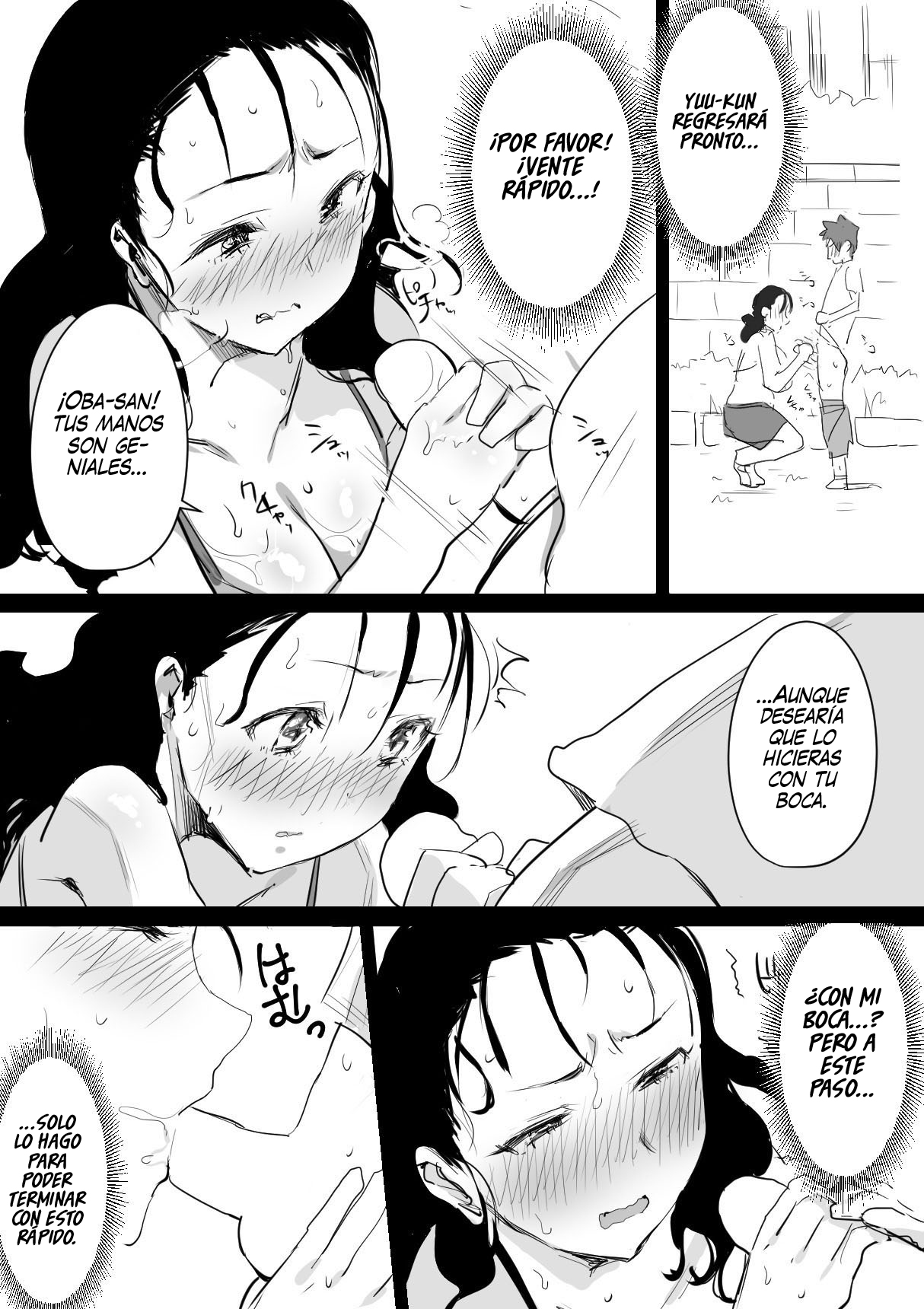 Natsu to Oba-san | Verano con una Mujer Mayor page 8 full