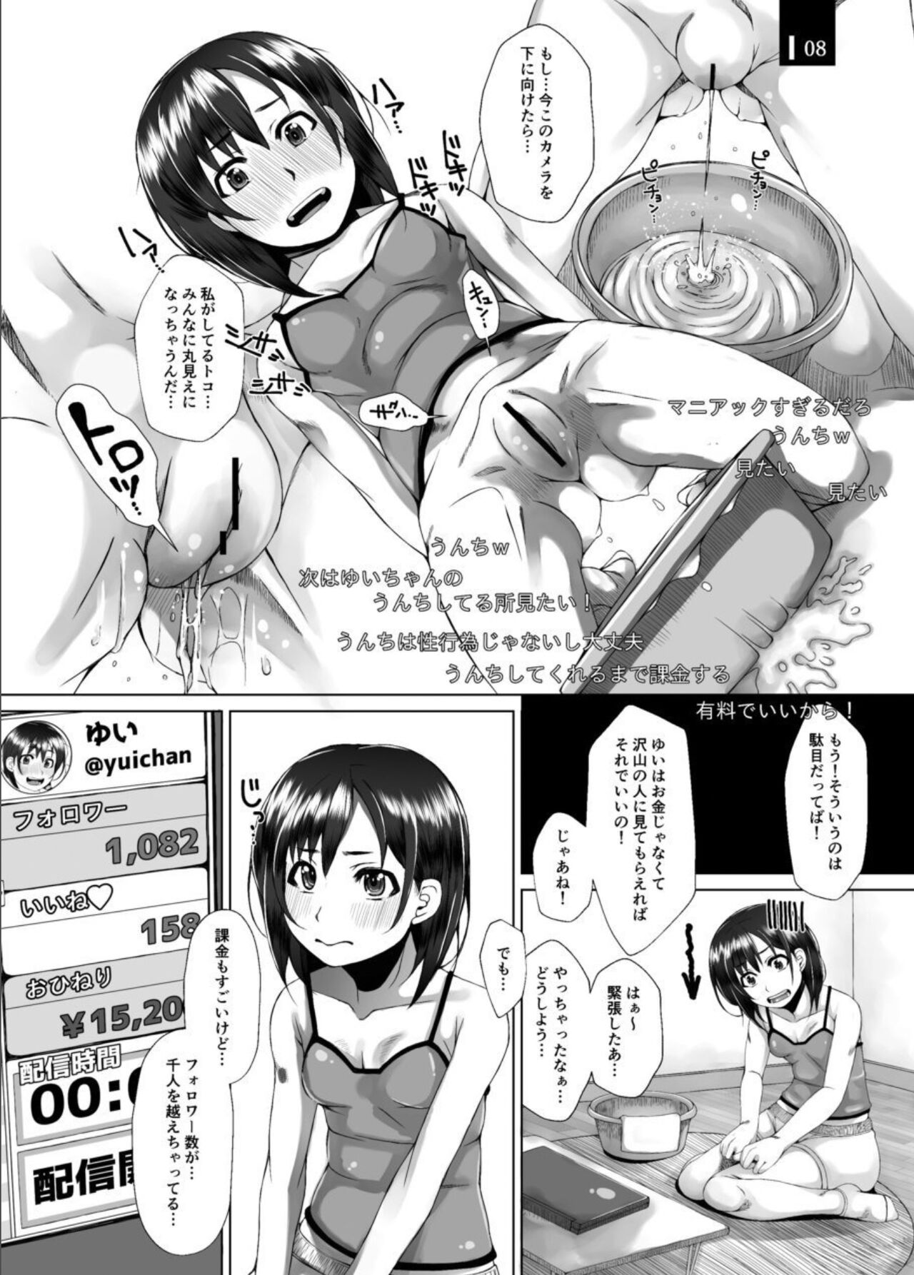 Etchi de unchina nama haishin page 8 full