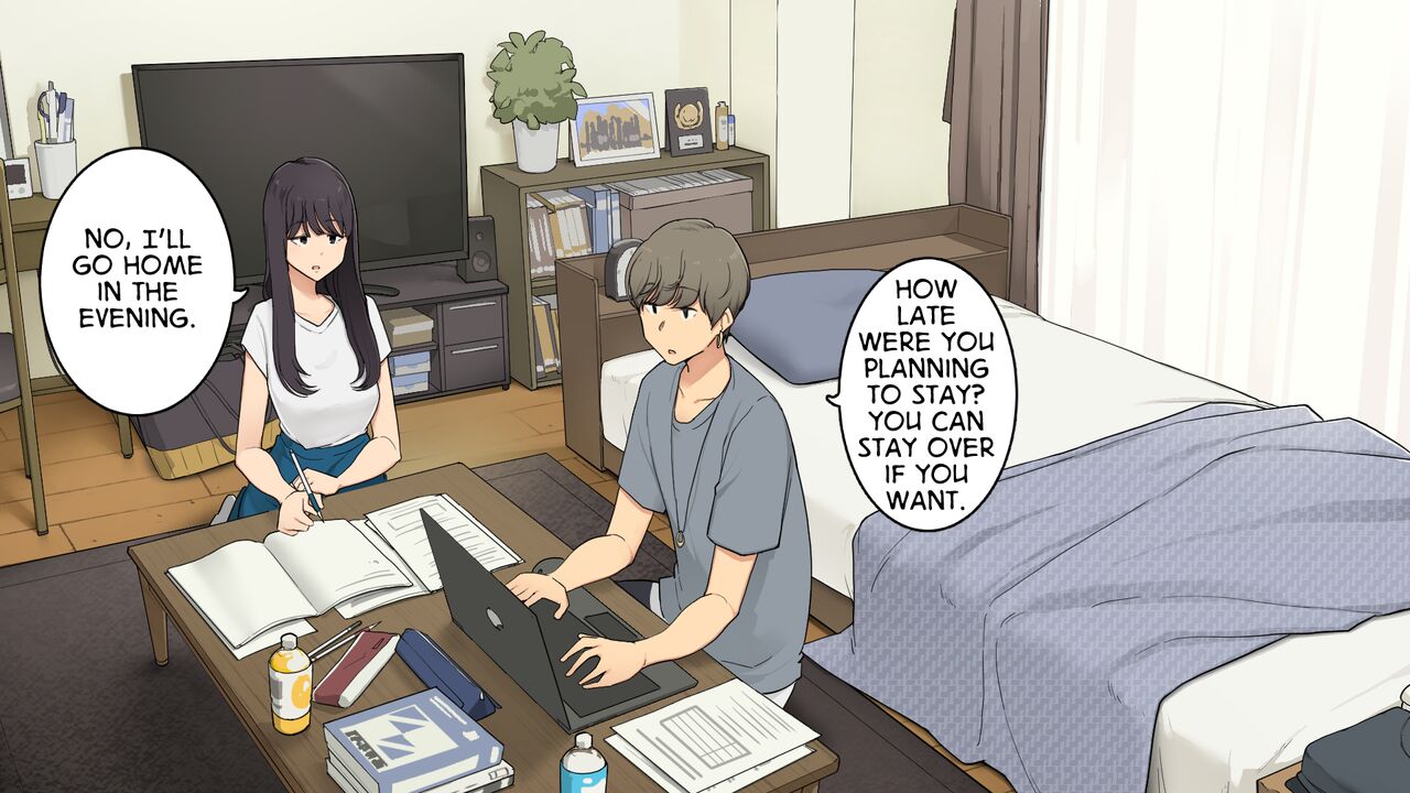 Senpai no Ie de Shiken Benkyou Oshiete moratte node Yuugata ni Kaeru Yotei datta Joshidaisei no Ichinichi | A University Girl Spending a Day Studying at Her Senior’s House After Deciding She’d Go Home in the Evening page 3 full