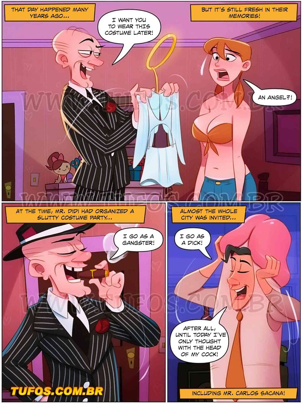 Familia Sacana 100 – Slutty Costume Party – Tufos - english page 3 full