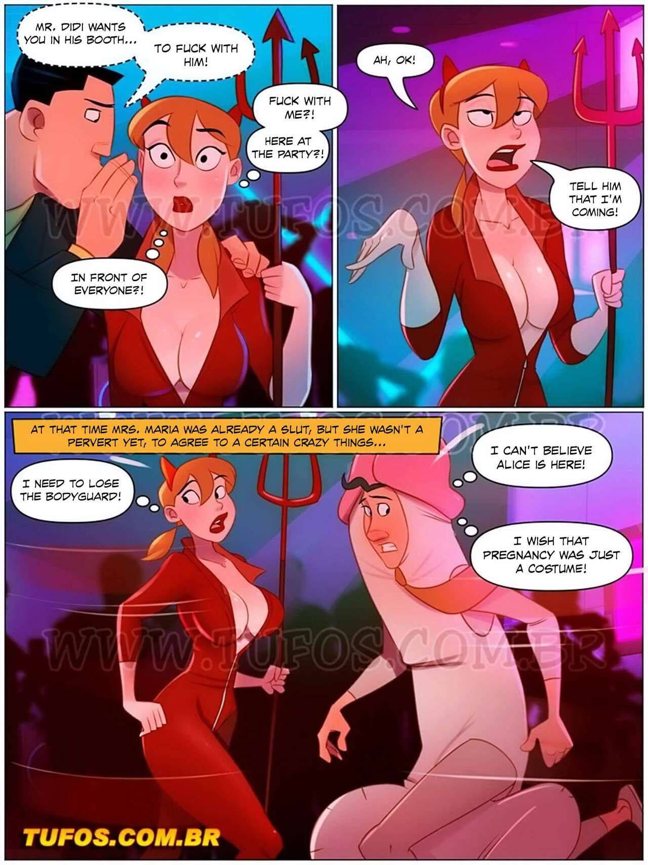 Familia Sacana 100 – Slutty Costume Party – Tufos - english page 6 full