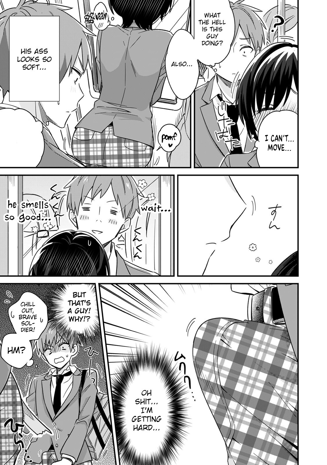 "Asoko no Kyunkyun ga Tomaranai noo...!" Baretara Out!? Dansou Kyonyuu ♀ to Chikan Manin Densha 1 | "That Tingling Down There Won't Stop...!" What if I get caught!? A Girl With Big Tits Being Assaulted in a Packed Train 1 page 7 full