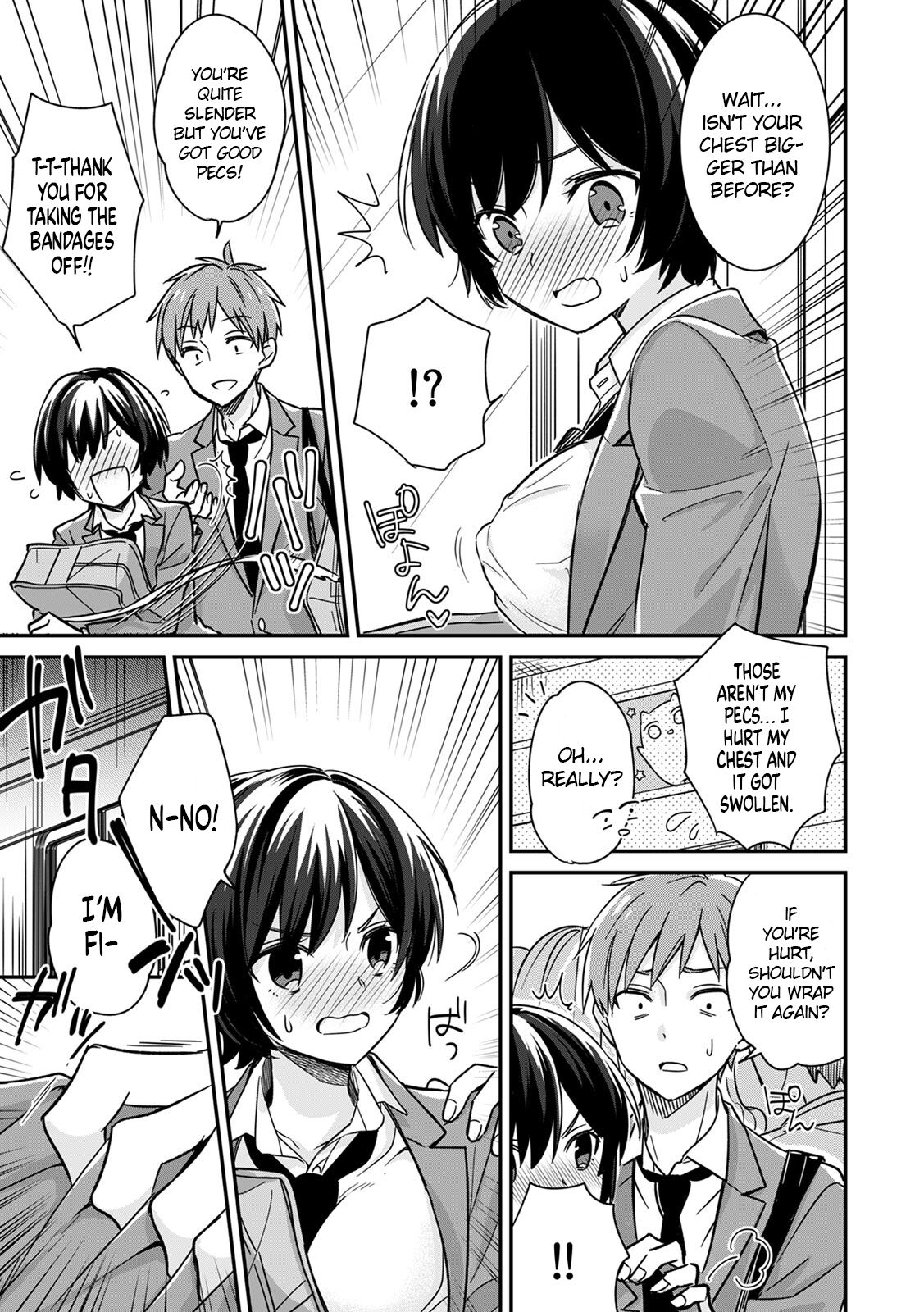 "Asoko no Kyunkyun ga Tomaranai noo...!" Baretara Out!? Dansou Kyonyuu ♀ to Chikan Manin Densha 1 | "That Tingling Down There Won't Stop...!" What if I get caught!? A Girl With Big Tits Being Assaulted in a Packed Train 1 page 9 full