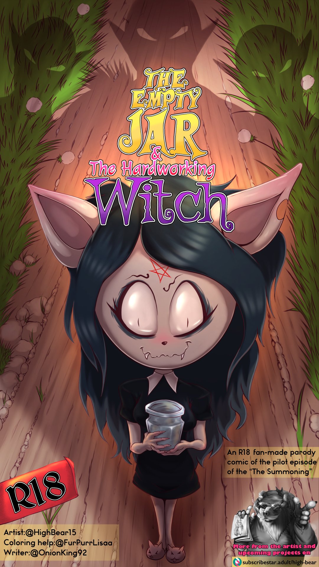 The Empty Jar And The Hardworking Witch page 1 full