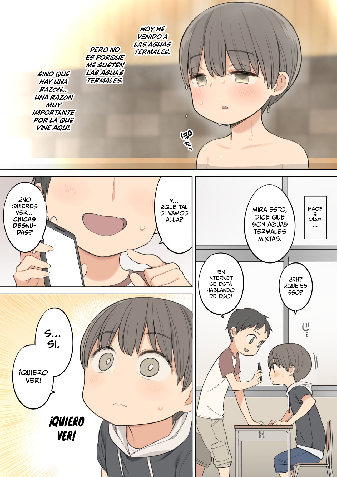 Konyoku Onsen de Toshiue no Onee-san ni Ippai Shasei Sasete Morau Hanashi page 2 full