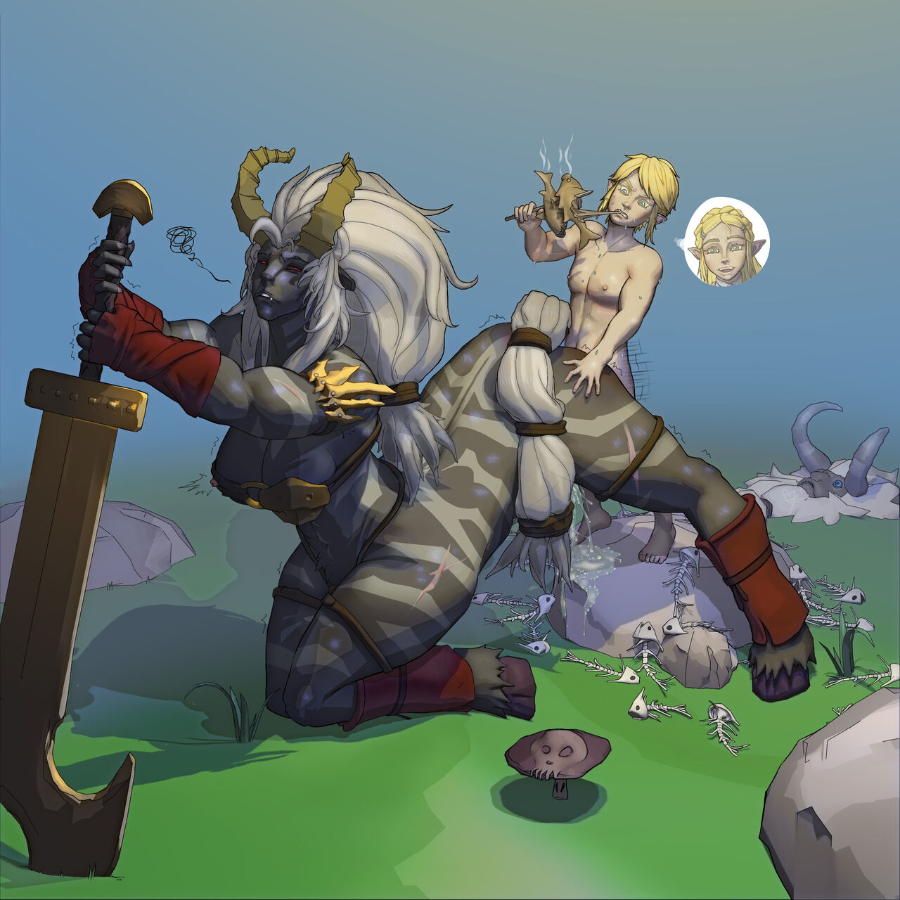I guess he can ride a Lynel. page 4 full