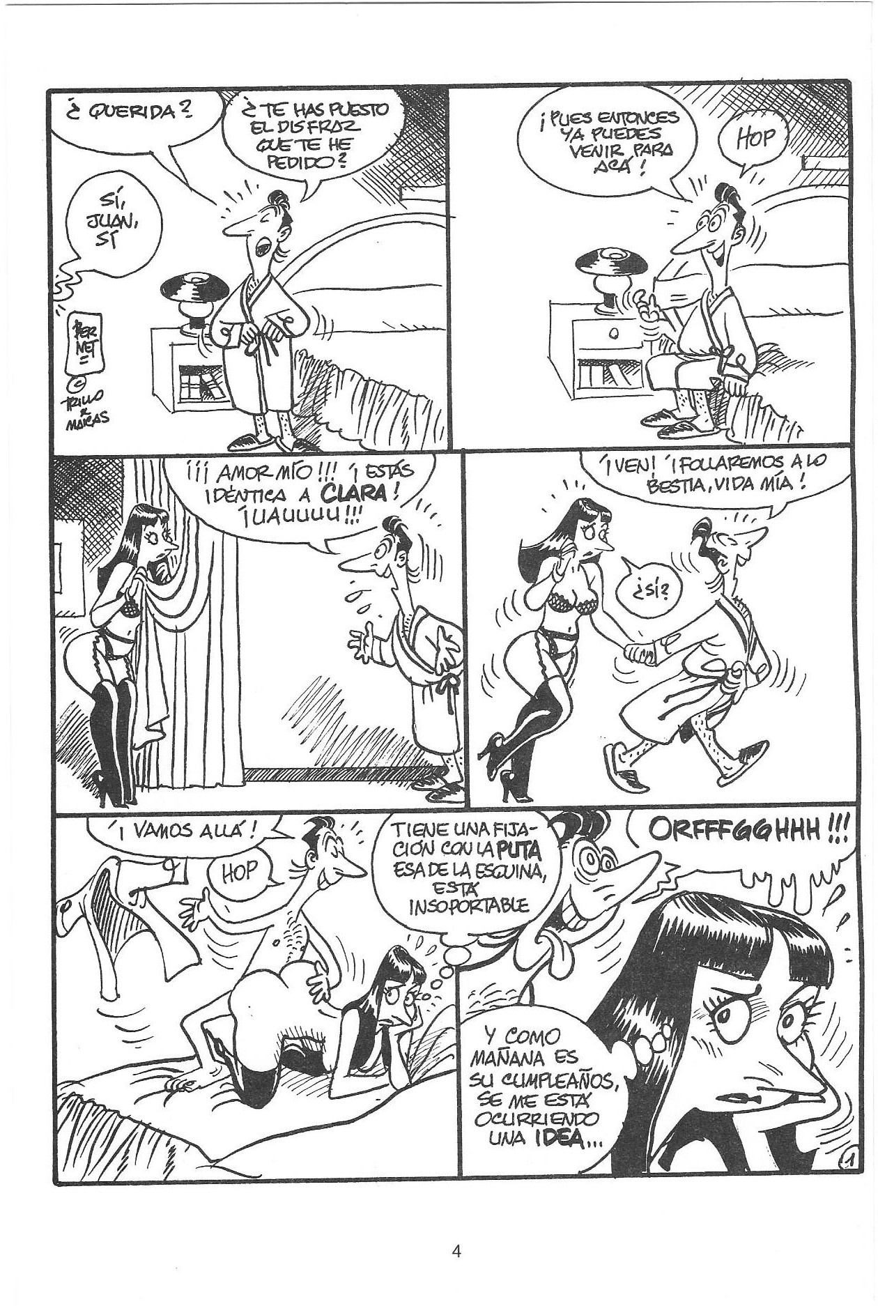 Clara... de noche La historieta de la puta madre page 3 full