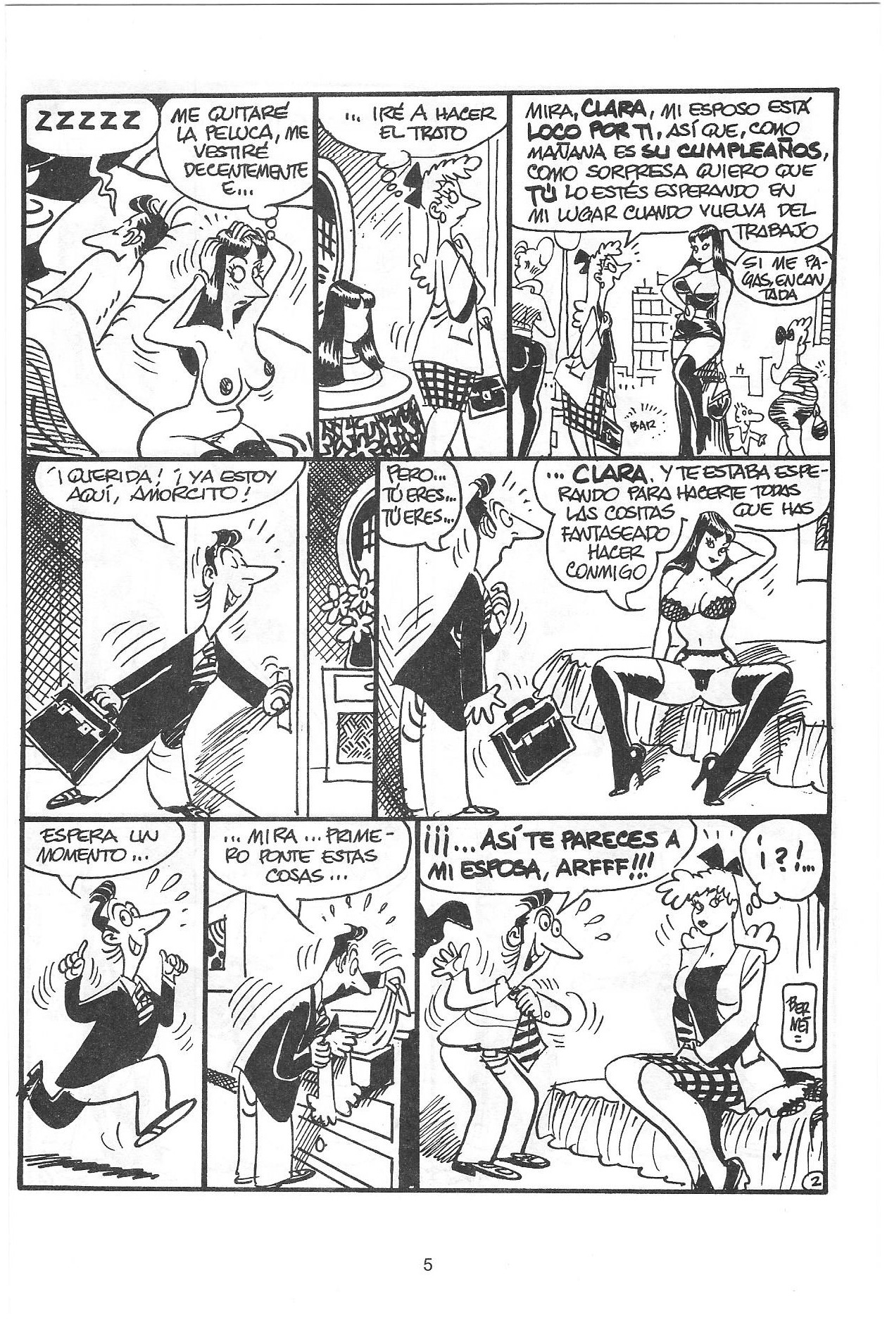 Clara... de noche La historieta de la puta madre page 4 full