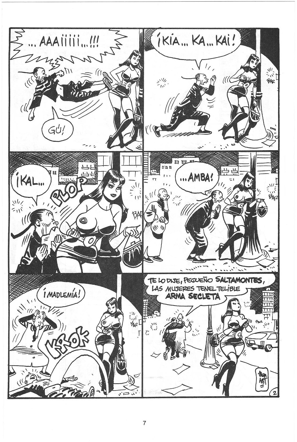 Clara... de noche La historieta de la puta madre page 6 full