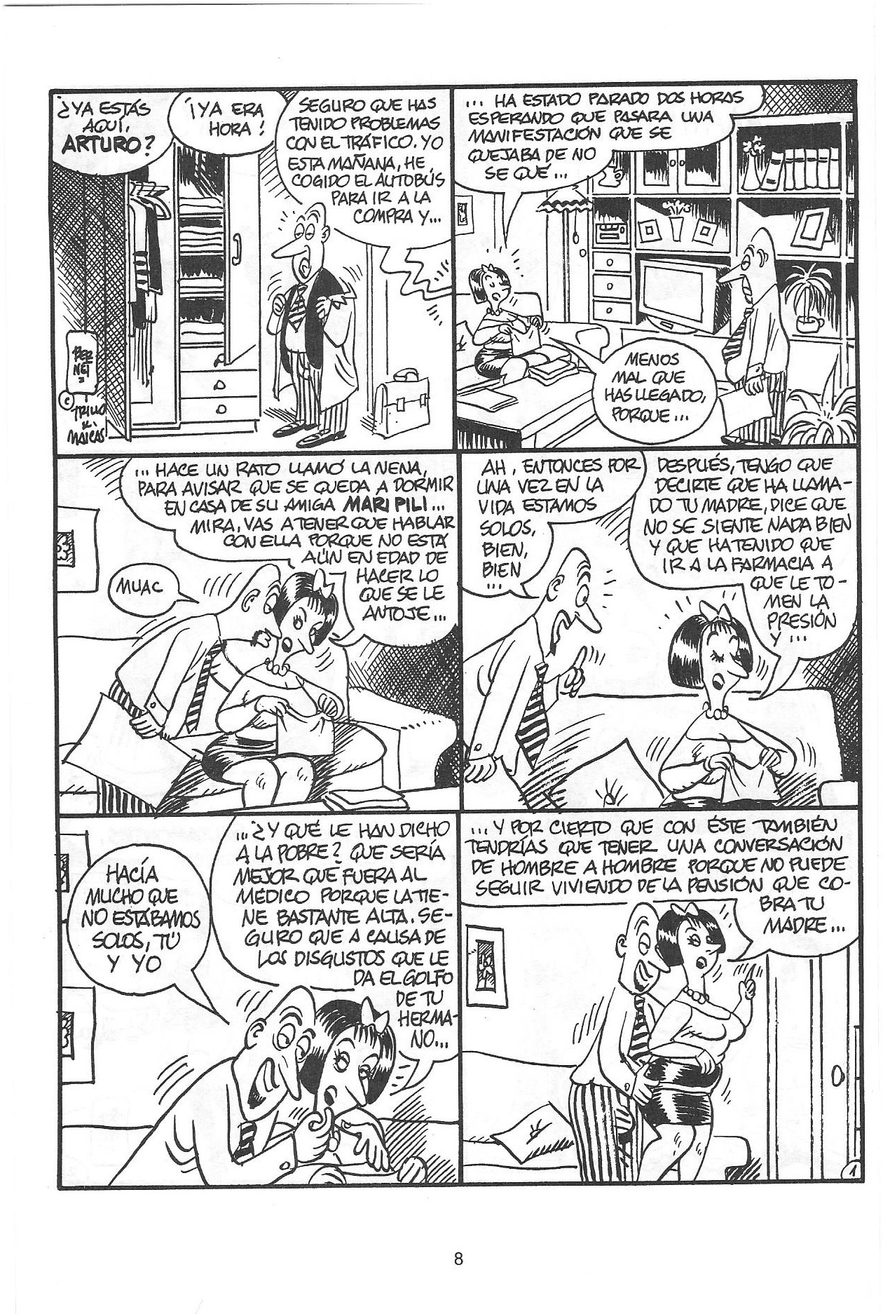 Clara... de noche La historieta de la puta madre page 7 full
