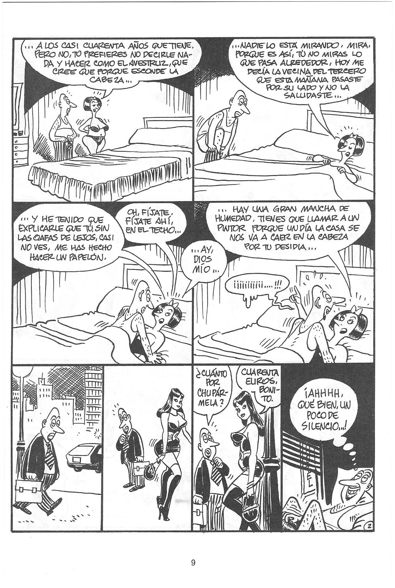 Clara... de noche La historieta de la puta madre page 8 full