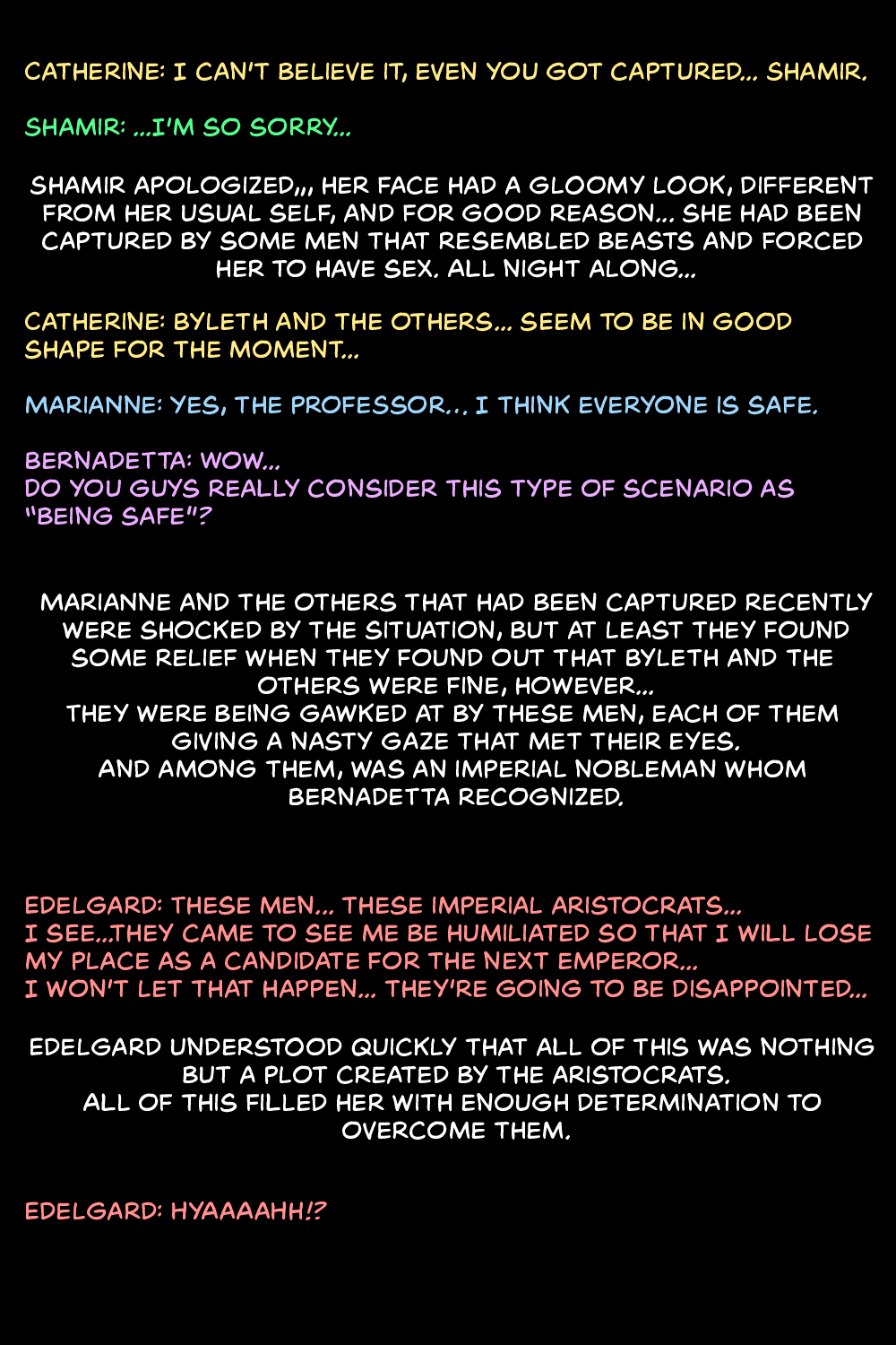 Moshi Seito-tachi ga Sanzoku ni Tsukamatte shimattara!?  | The students got kidnapped by Bandits!   . page 3 full