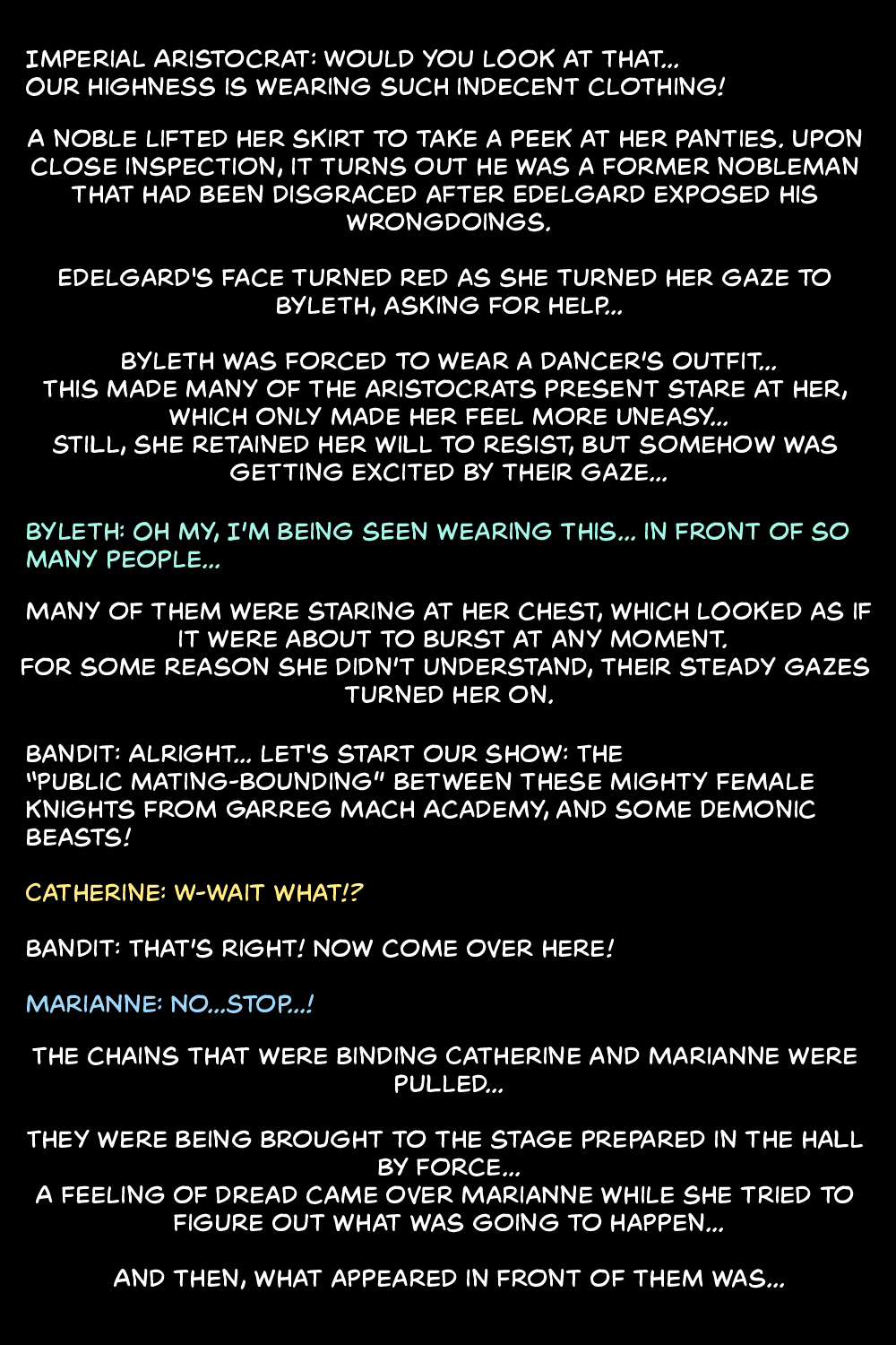 Moshi Seito-tachi ga Sanzoku ni Tsukamatte shimattara!?  | The students got kidnapped by Bandits!   . page 4 full