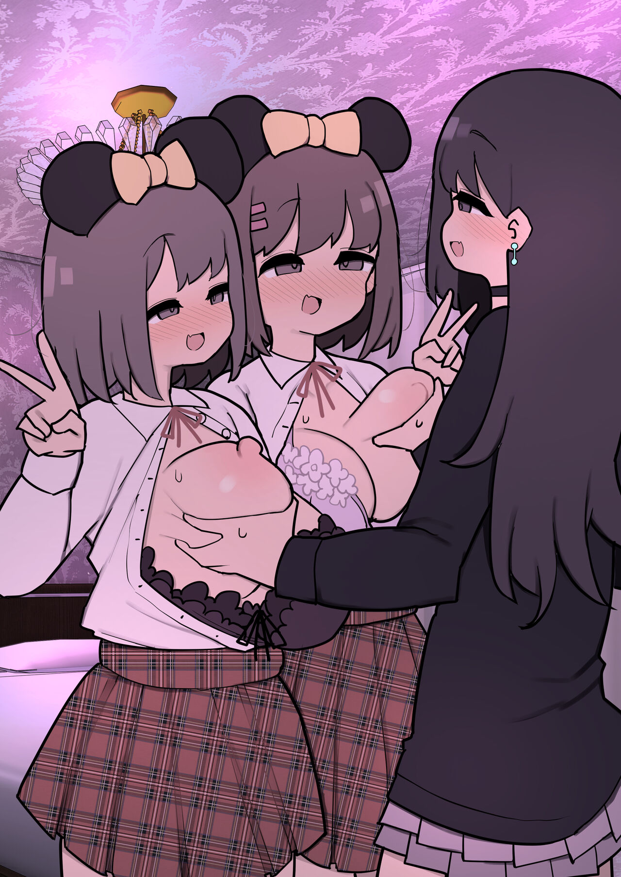Ikemen Futanari Onee-san ni Nanpa Sarete Soku Tsuite Icchatta JK page 8 full