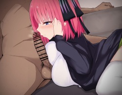 Nino's dick sniffing blowjob
