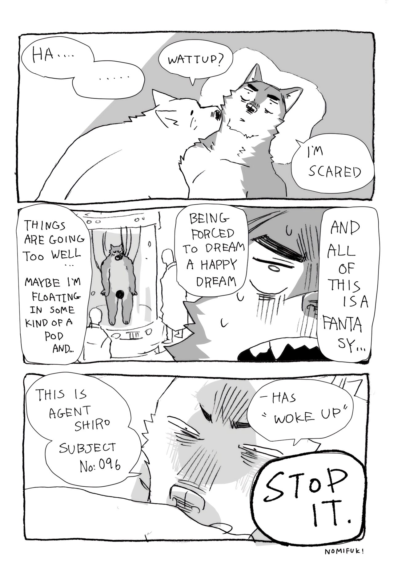 Angry Kuro/Happy Kuro &amp; Shiro page 5 full