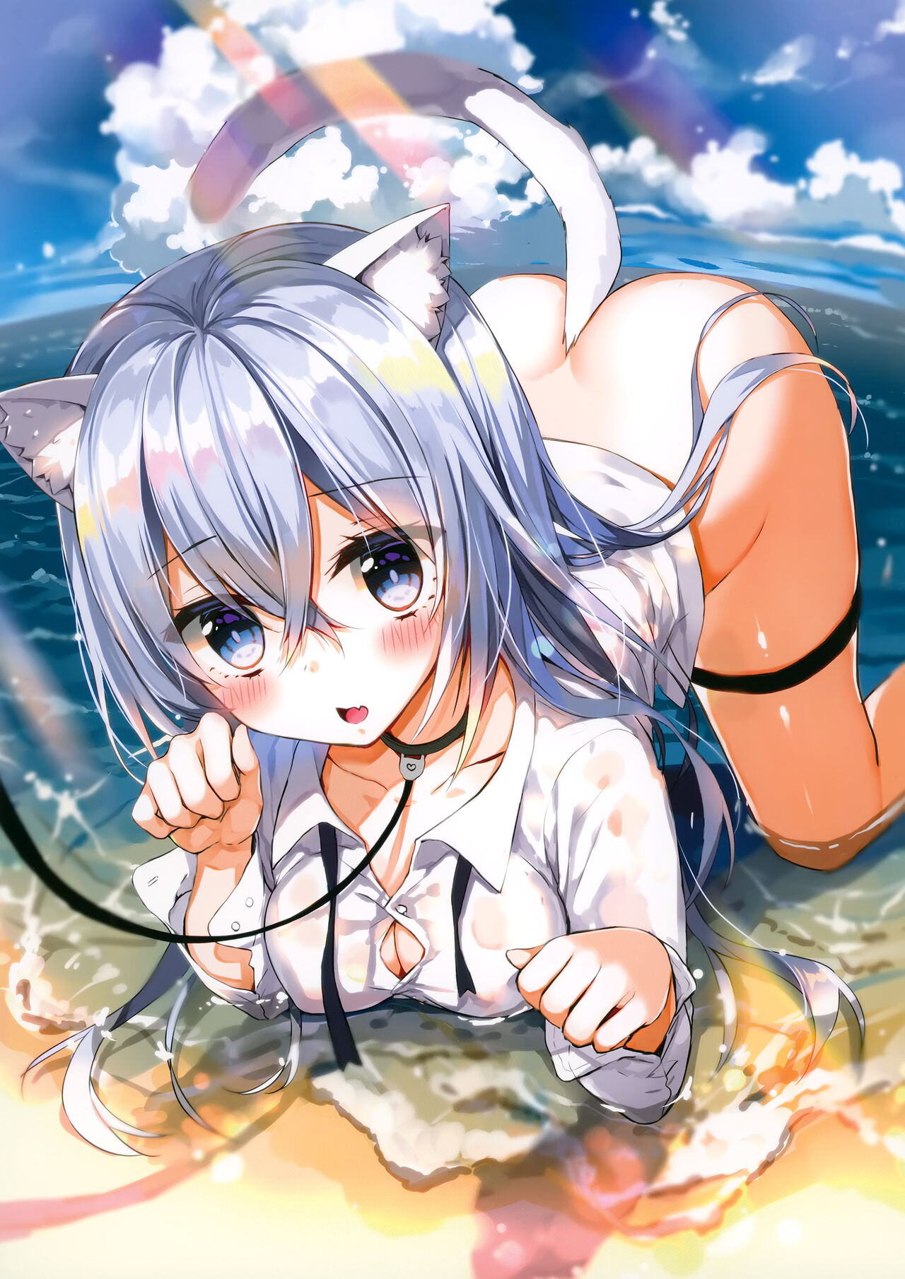 Umi de Neko o Hirotta. page 3 full