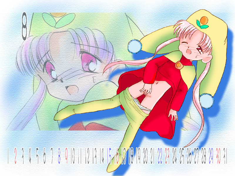 Yume no Crayon Oukoku Silver Oujo no 12 no Warui Kuse Calendar page 9 full