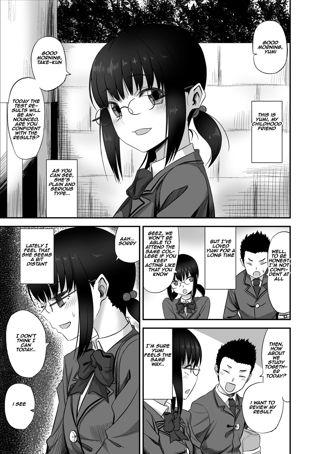Jimi de Majime na Osananajimi ga Class no Yankee ni Omocha ni Sarete Ita Hanashi | A story about a plain and serious childhood friend who was toyed with by the delinquent page 2 full