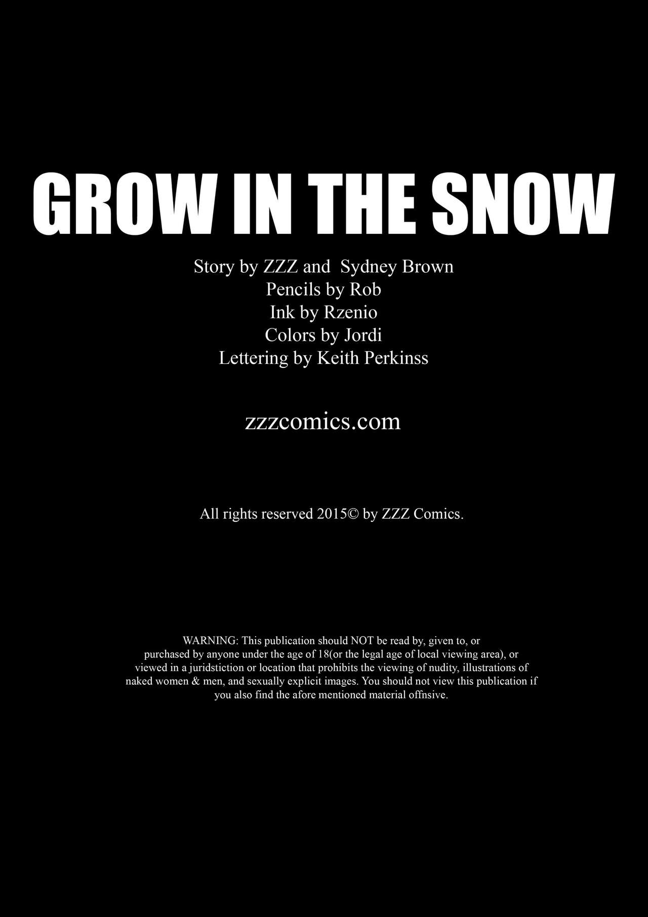 ZZZ Comics - Grow in the Snow page 2 full