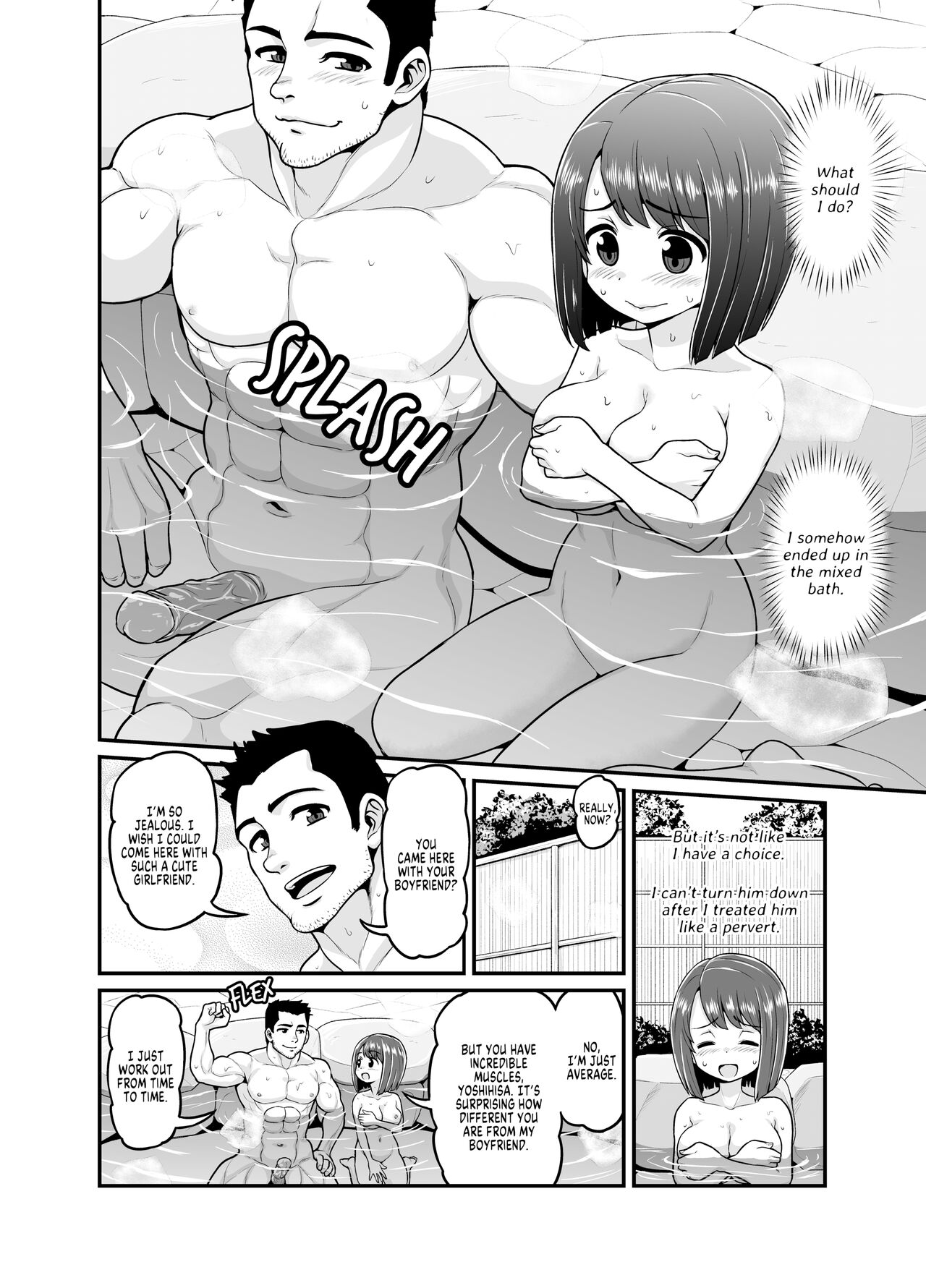 Hot Spring Netorare Manga page 9 full