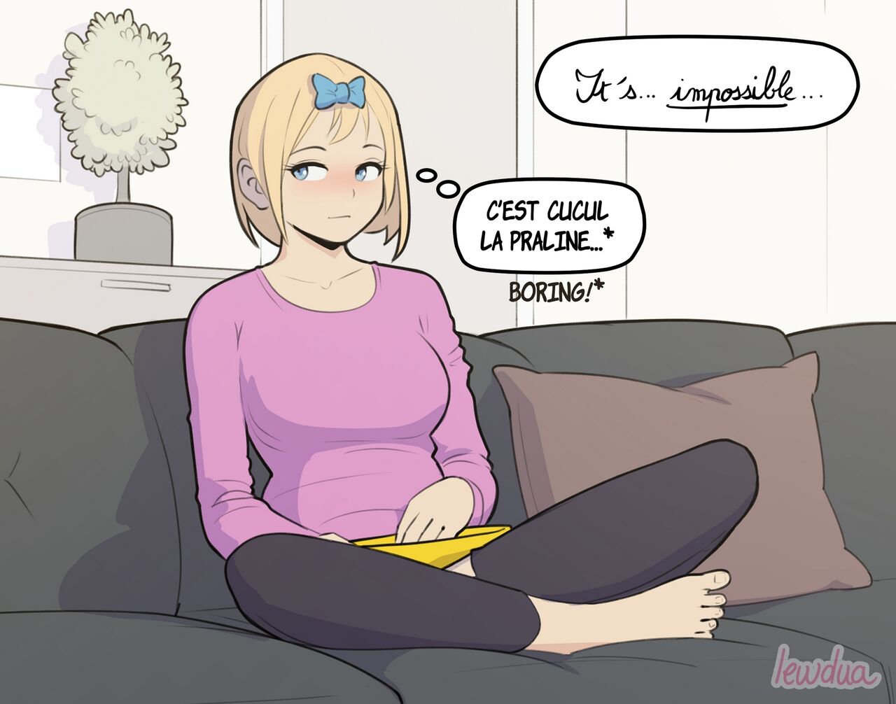Nessie Alone in the Apartment page 3 full