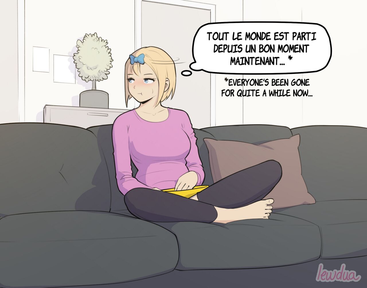 Nessie Alone in the Apartment page 4 full