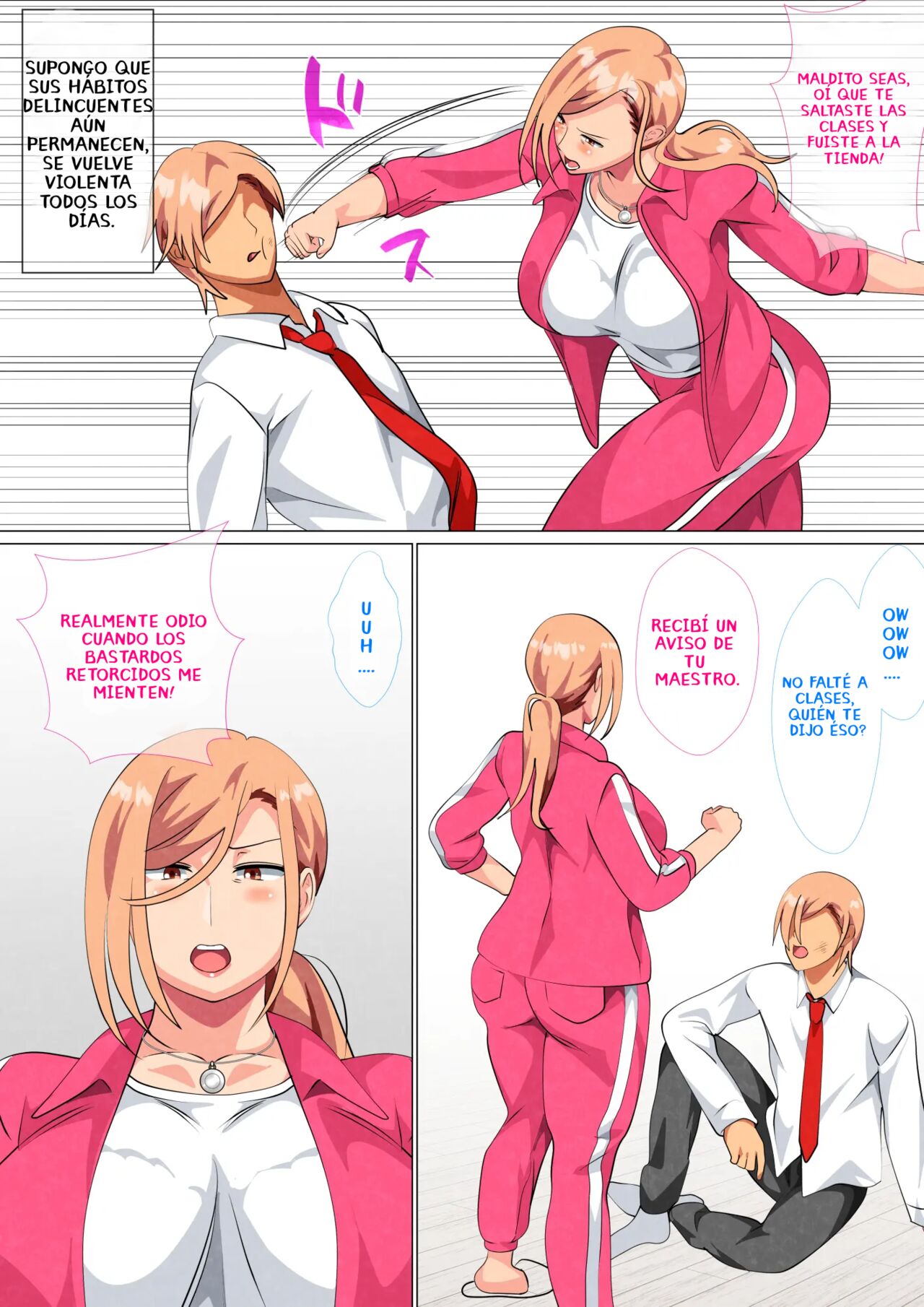 Musuko Ni Yowami O Nigirareta Motoyan No Haha | Hijo Encuentra La Debilidad De Su Madre EX-Delincuente page 5 full