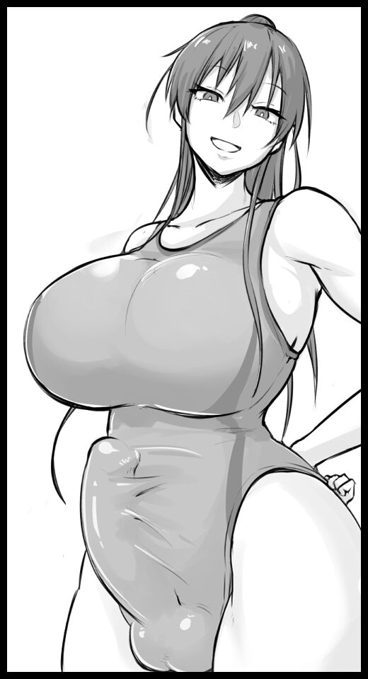 Kūru-kei Futanari Senpai to Chin-ko Kurabe 1-4 page 1 full