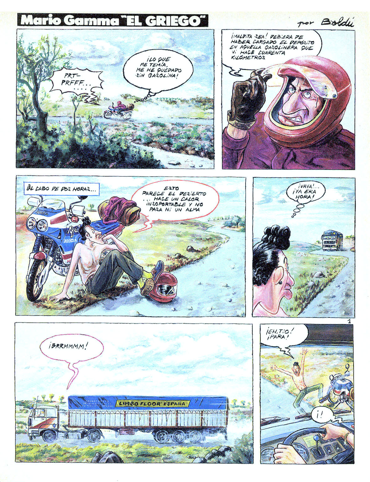 Mario Gamma, El griego page 7 full