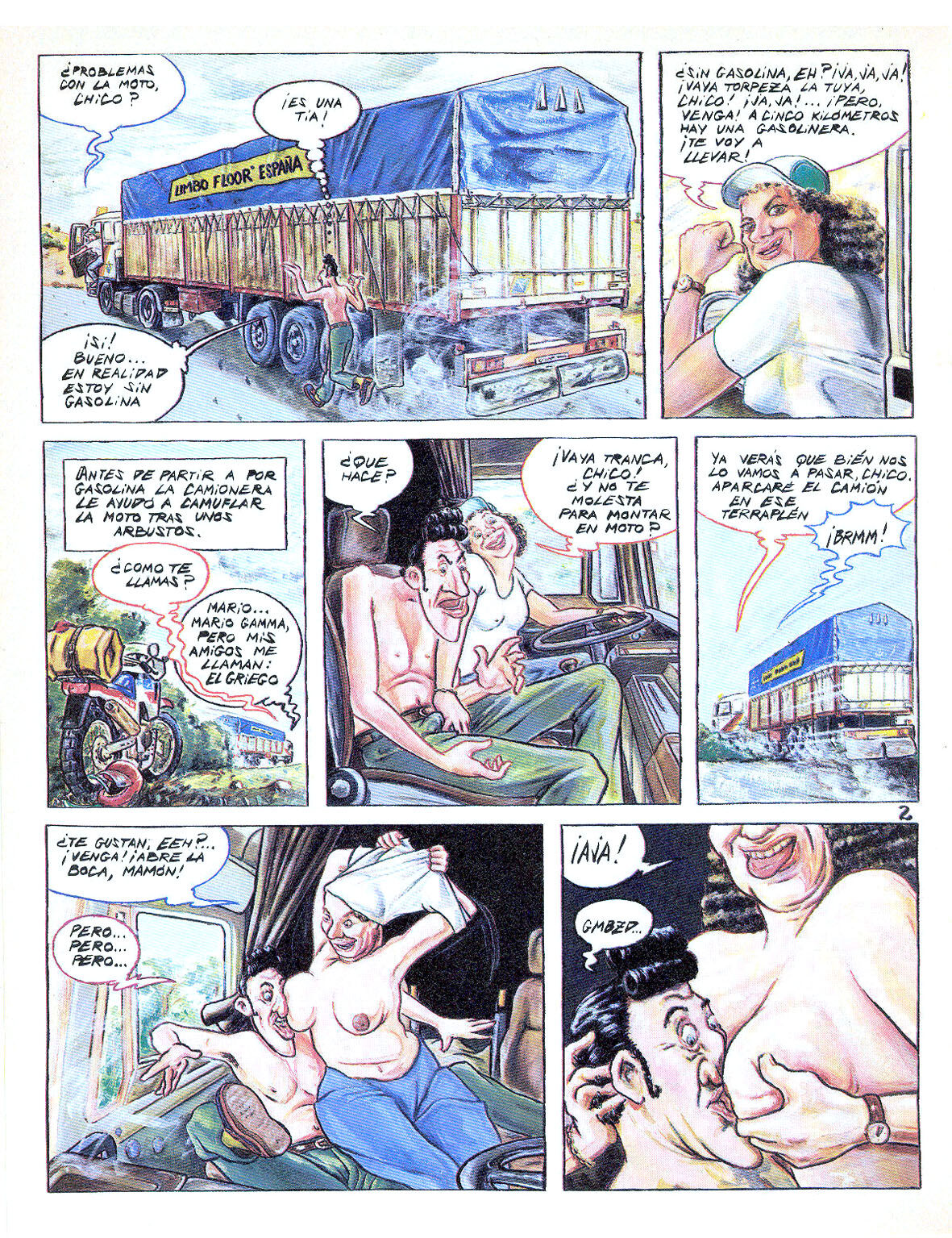 Mario Gamma, El griego page 8 full