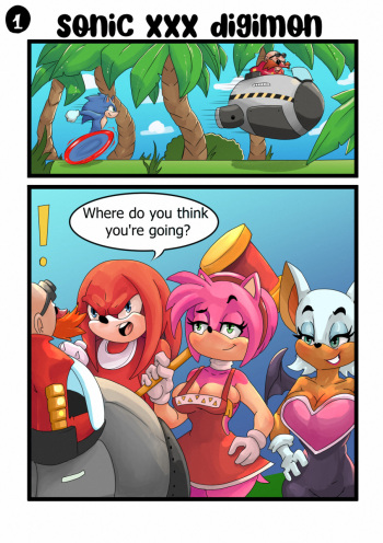 Sonic XXX Digimon cover