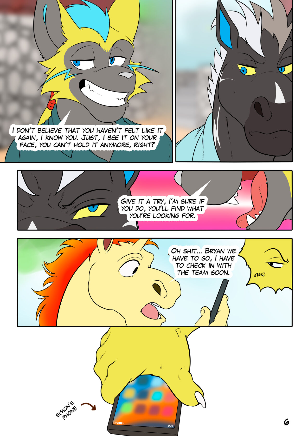 Simon's Adventures! page 8 full