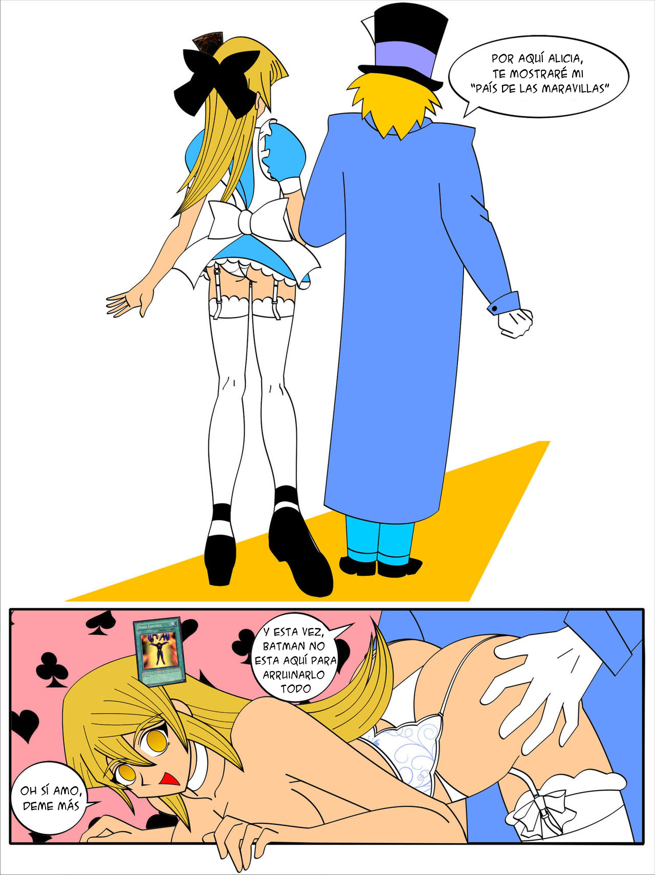 The New Alice for the Mad Hatter  Spanish page 6 full