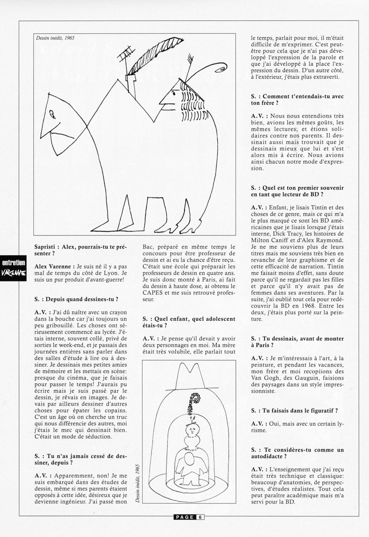 Sapristi ! n°44 - Alex Varenne page 6 full