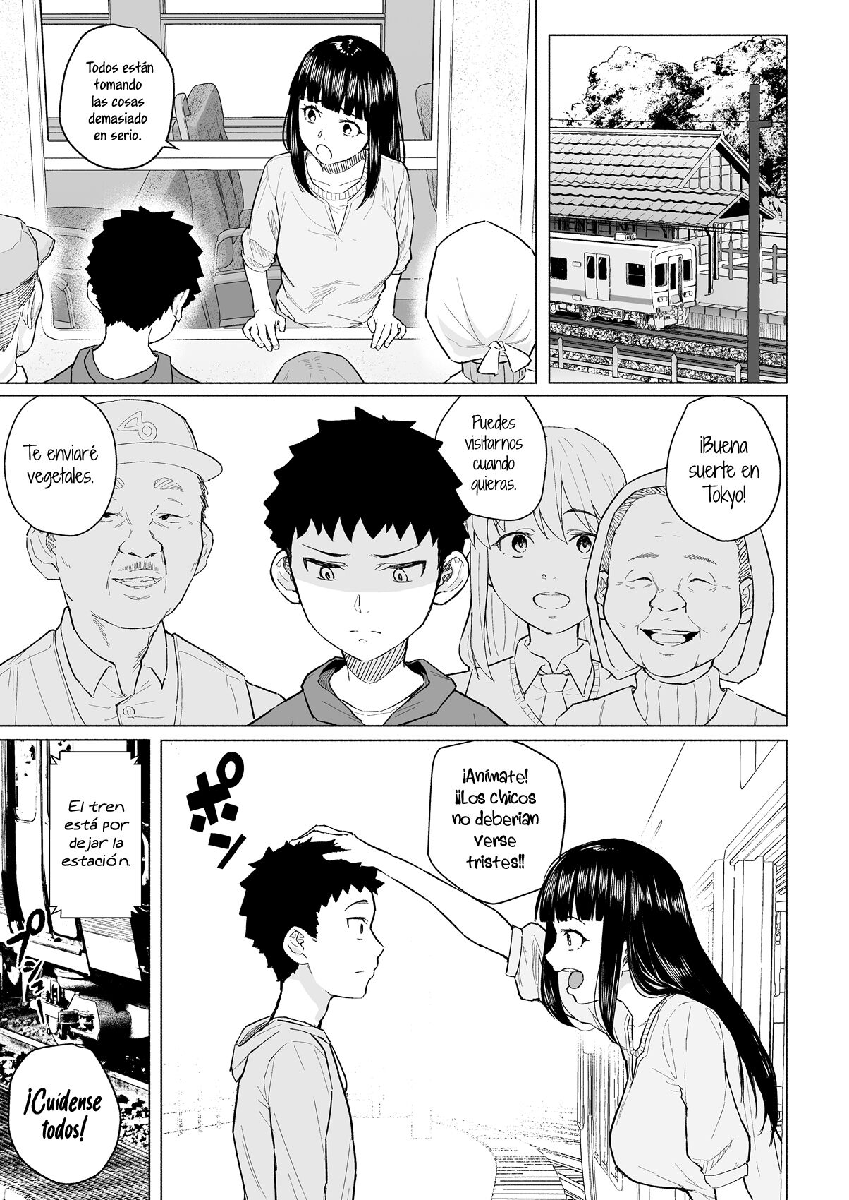 Akogare no Nee-chan wa Fuuzoku Ochi Shite Oyaji ni Dakareru | La Nee-chan que Anhelaba Comenzó a Prostituirse y tuvo Sexo con mi Papá page 4 full