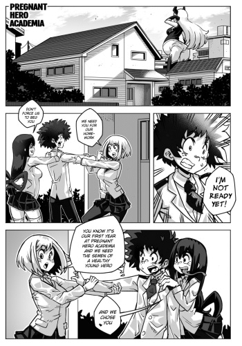 Pregnant Hero Academia cover