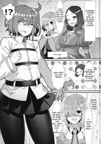 Josou Saserarete Futanari Kouhai Servant ni Onnanoko ni Sarechau Hon cover