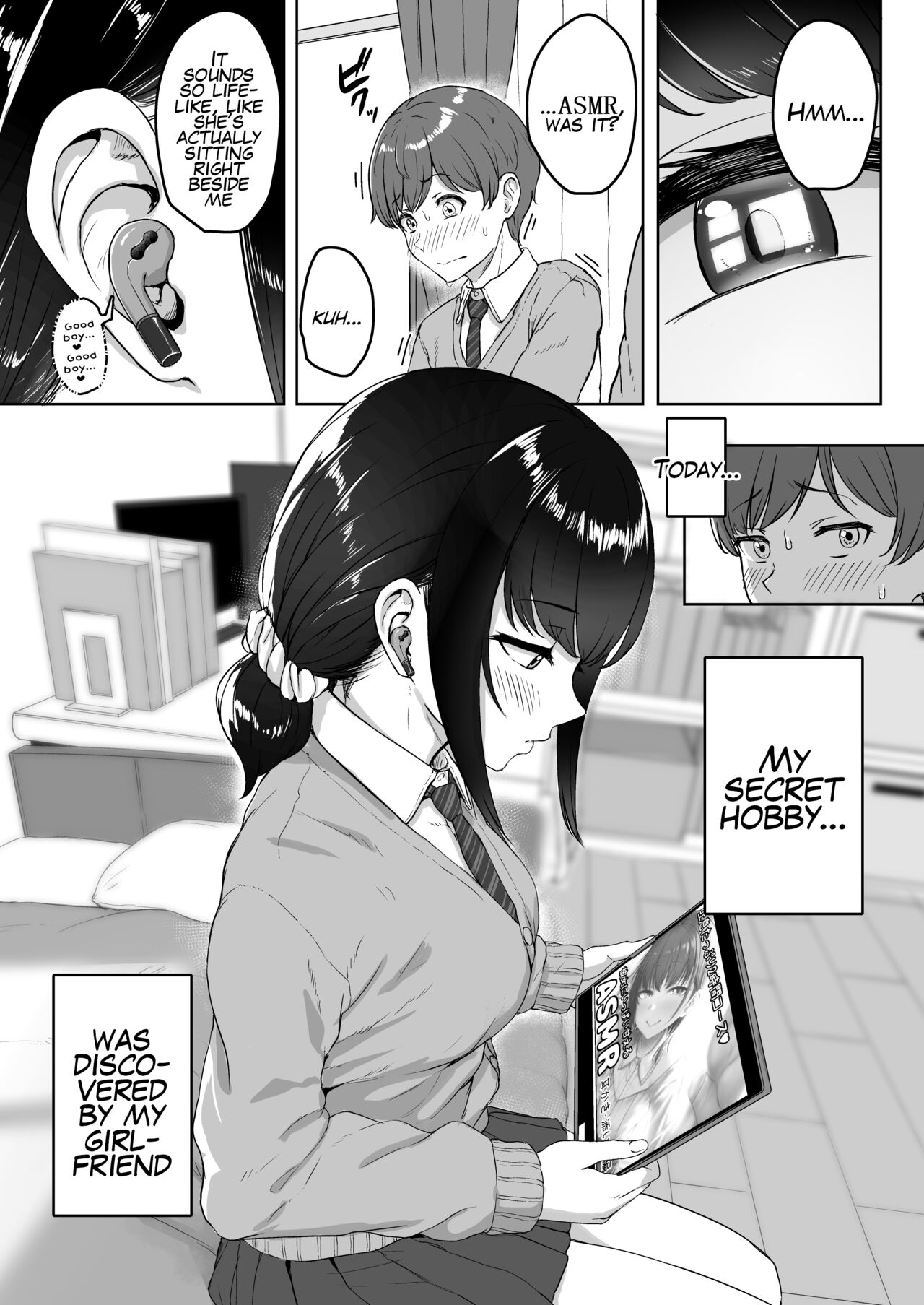 Kouhai Kanojo ni ASMR Kiiteru no ga Baremashita | My Younger Girlfriend Caught Me Listening To ASMR page 2 full