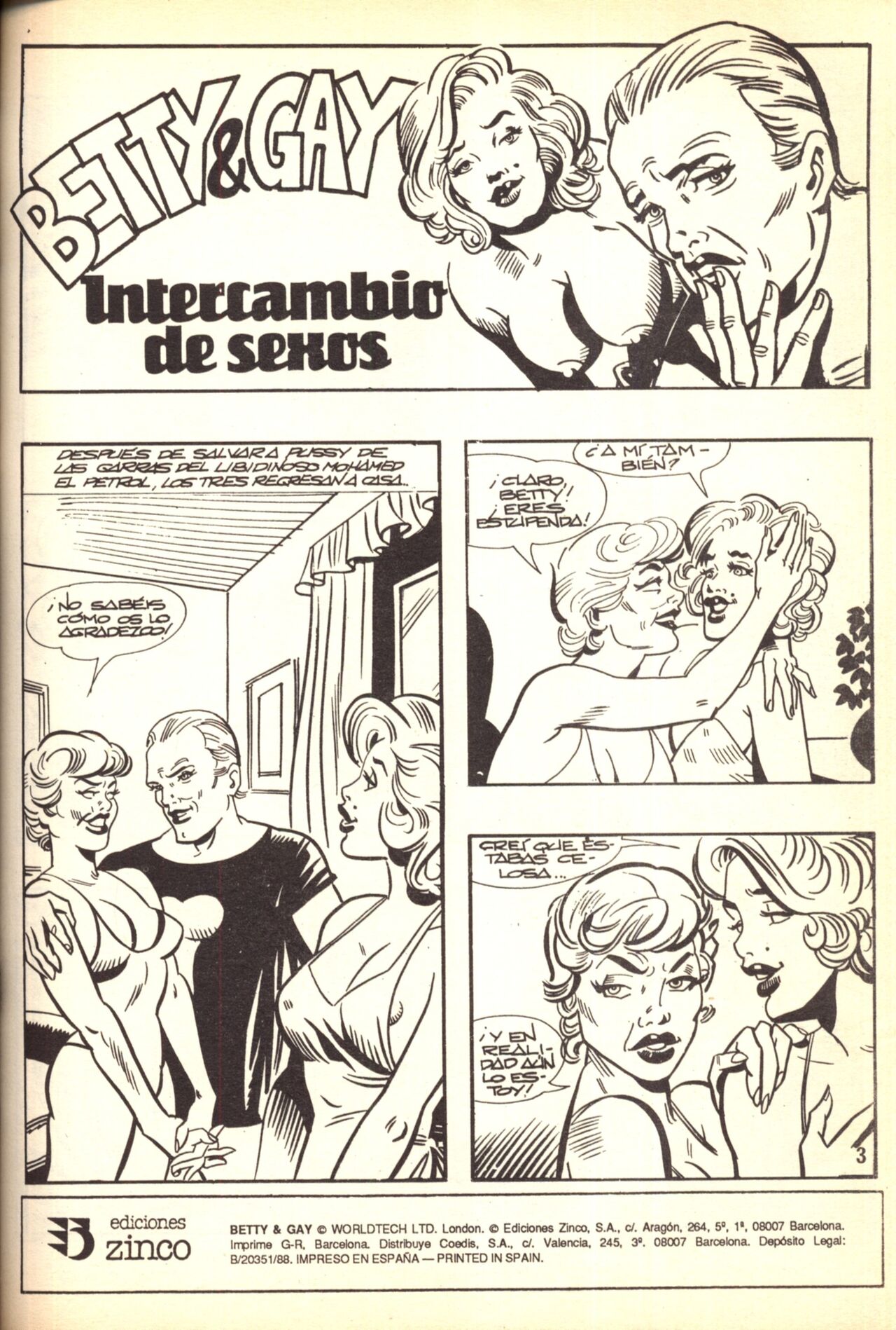 Betty &amp; Gay 5 Intercambio de sexos page 3 full