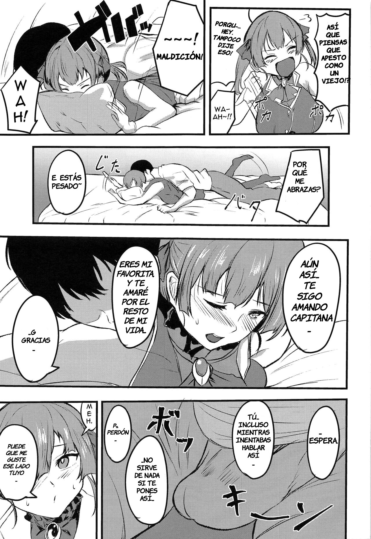 Senchou no Oshiri Love... | El Encantador Culo de la Capitana page 6 full