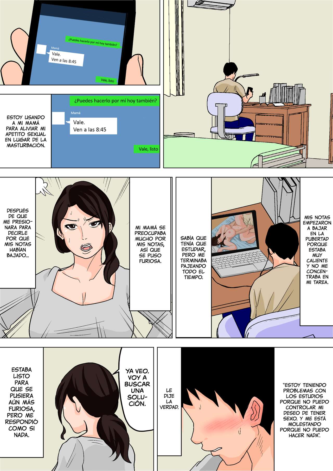 Mainichi Okaa-san de Seiyoku Shori! ~Haha no Jimuteki Sex wa Nakadashi Houdai~ | ¡¡Aliviando mi apetito sexual con mamá todos los días!! ~Sexo sin emoción con mamá y viniéndome adentro como loco~ page 5 full