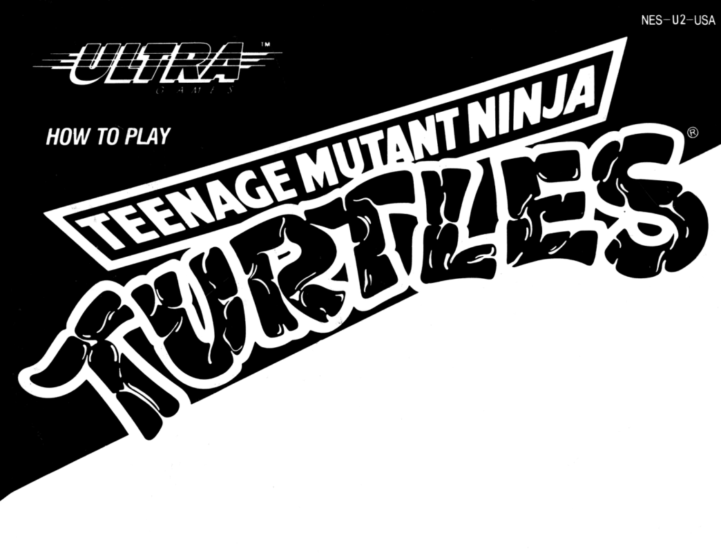 NES TMNT Manual page 1 full