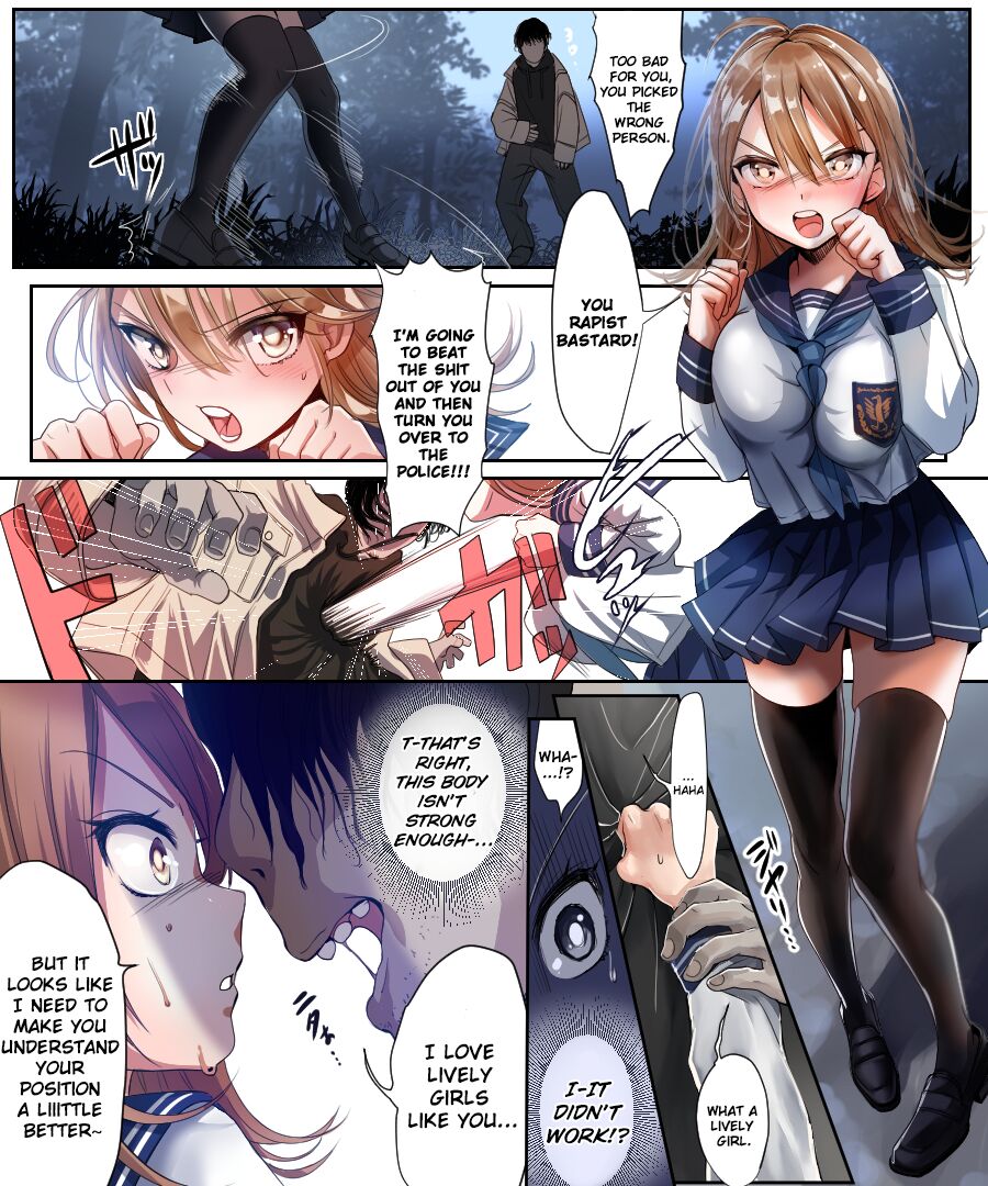 The Story of How a TS Girl That Won’t Be Able to Go Back to Being a Man if Fucked Is Assaulted by a Rapist and Desperately Flirts With Him in Order to Protect Her Virg... page 9 full