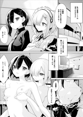 Ofuro de Ichaicha Suru Ojou-sama to Futago Maid-san cover