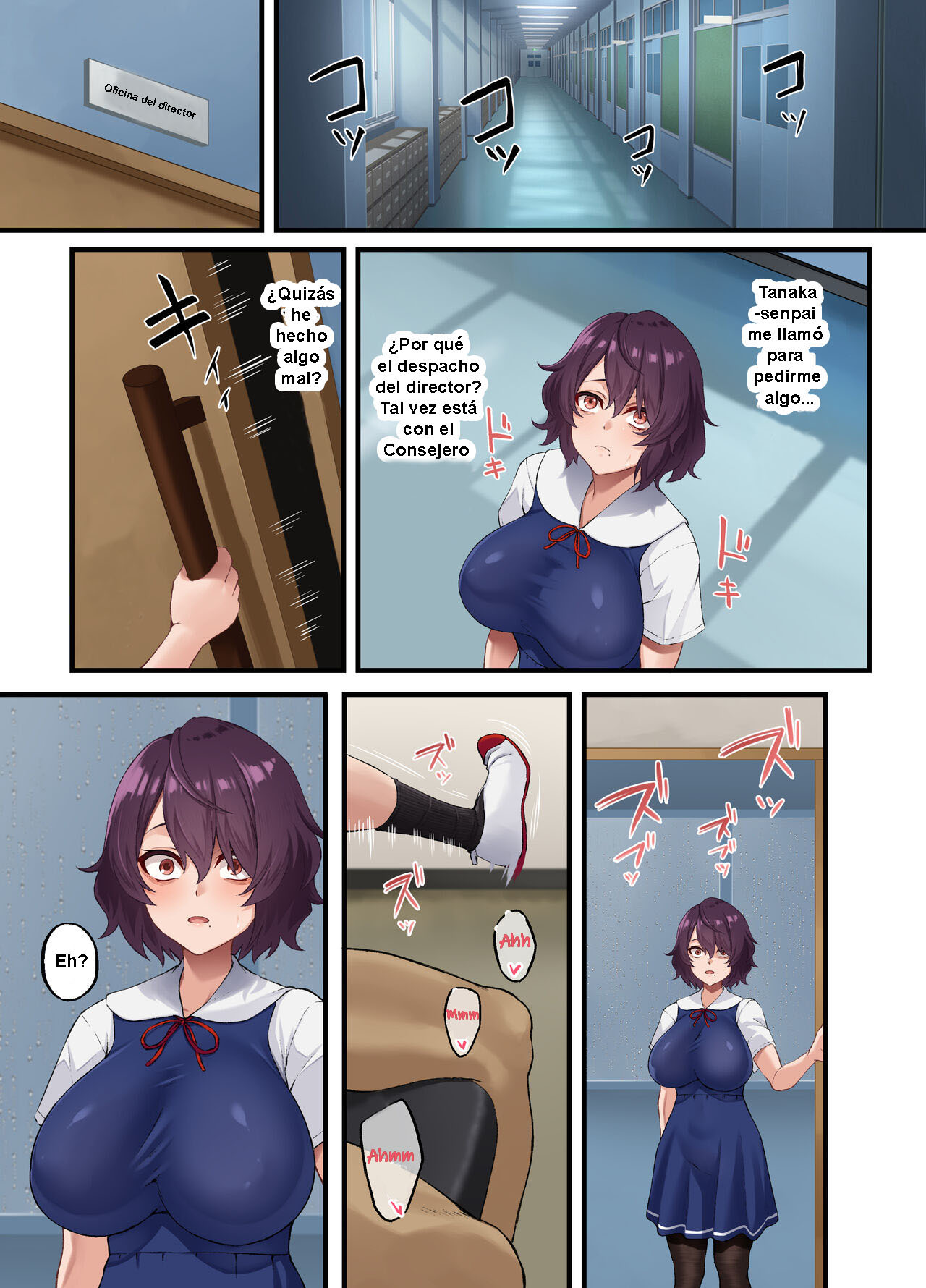 InCha Bijutsubu no Watashi ga Kouchou Sensei no Seidorei ni Natta Hanashi page 9 full